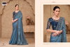Metal Blue Colour Silver Screen 32007 A Hit By Tfh Party Wear Saree Wholesale Price In Surat